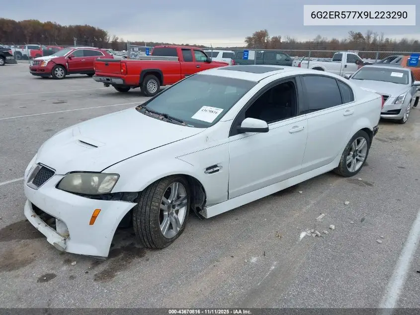 2009 Pontiac G8 VIN: 6G2ER577X9L223290 Lot: 43670816