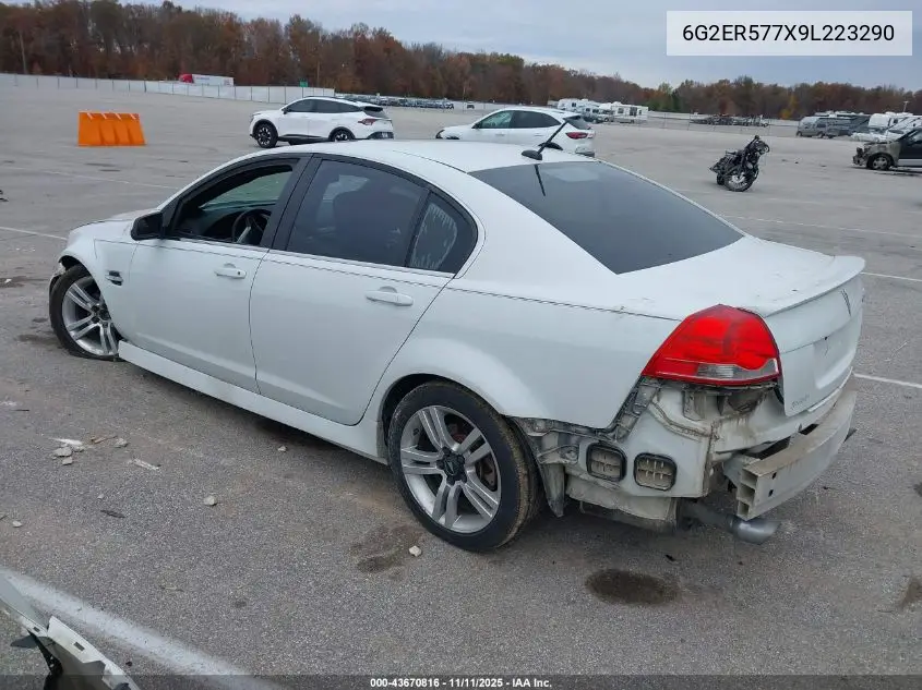 2009 Pontiac G8 VIN: 6G2ER577X9L223290 Lot: 43670816
