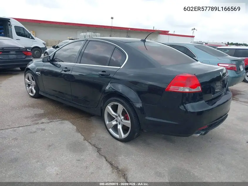 2009 Pontiac G8 VIN: 6G2ER57789L166569 Lot: 45290975