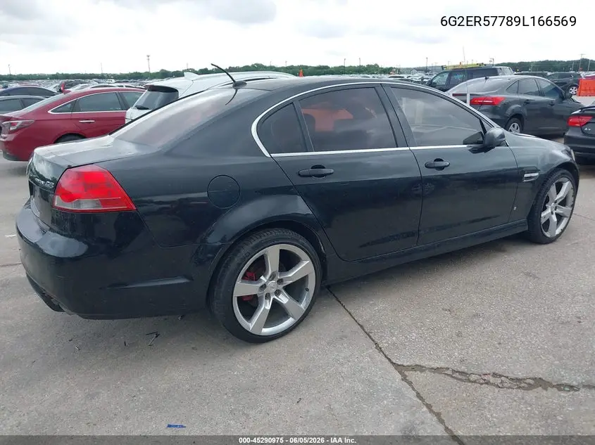2009 Pontiac G8 VIN: 6G2ER57789L166569 Lot: 45290975
