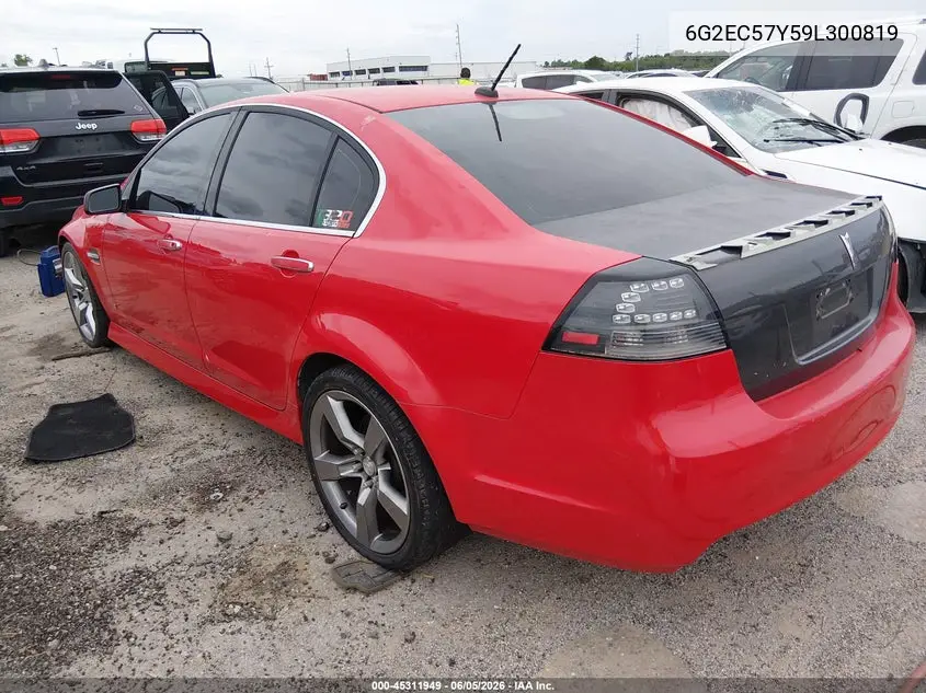2009 Pontiac G8 Gt VIN: 6G2EC57Y59L300819 Lot: 45311949