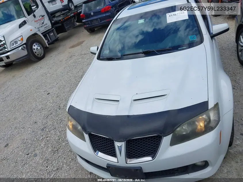 2009 Pontiac G8 Gt VIN: 6G2EC57Y59L233347 Lot: 45367791