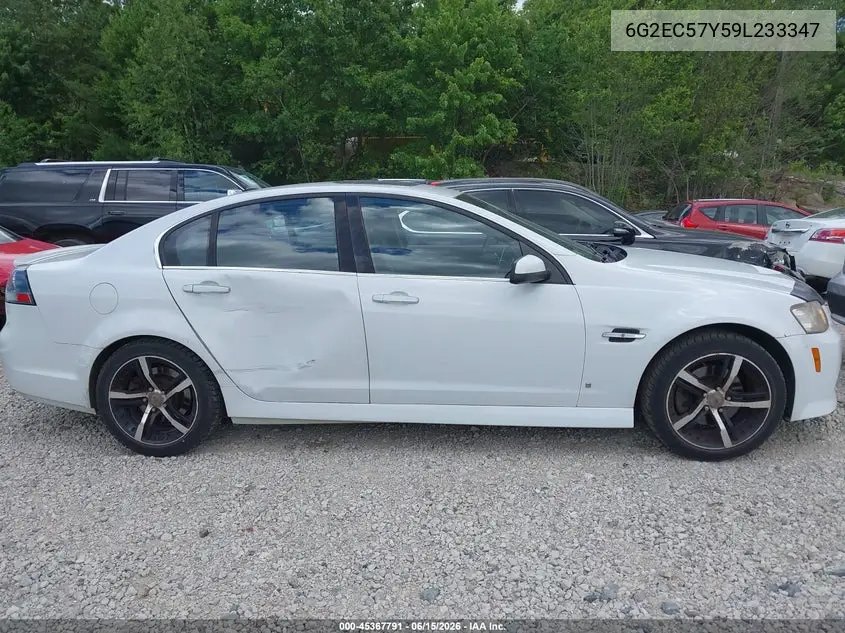 2009 Pontiac G8 Gt VIN: 6G2EC57Y59L233347 Lot: 45367791