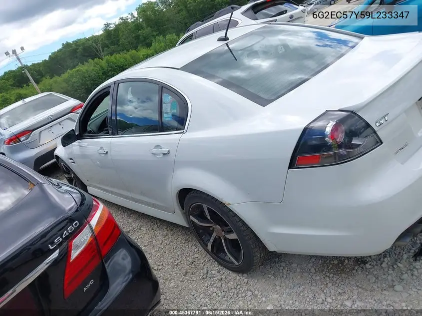 2009 Pontiac G8 Gt VIN: 6G2EC57Y59L233347 Lot: 45367791