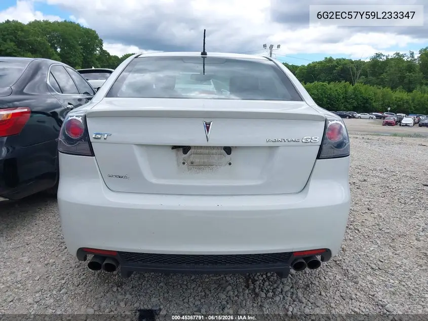 2009 Pontiac G8 Gt VIN: 6G2EC57Y59L233347 Lot: 45367791