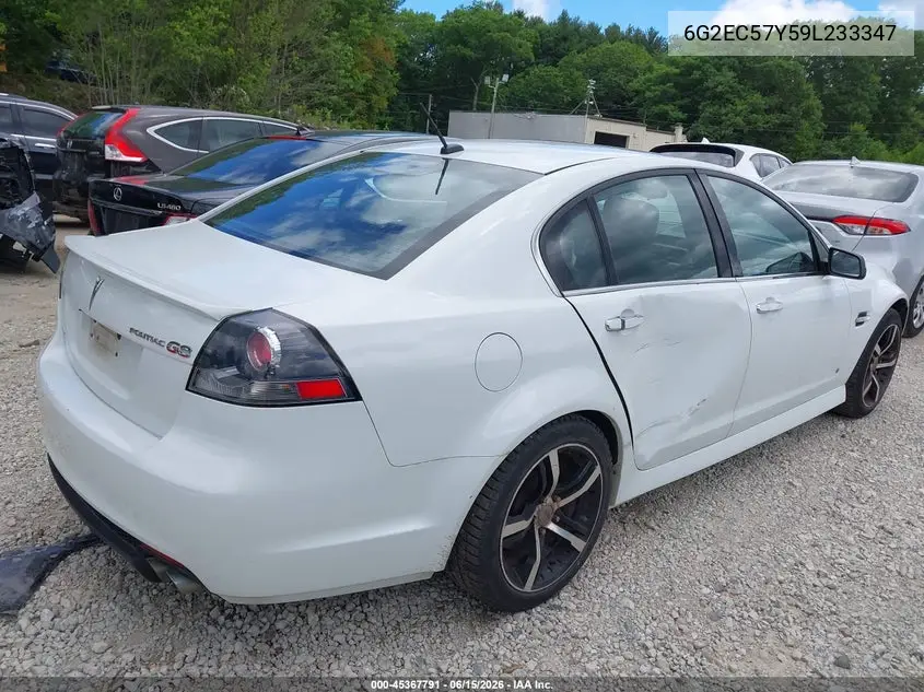 2009 Pontiac G8 Gt VIN: 6G2EC57Y59L233347 Lot: 45367791
