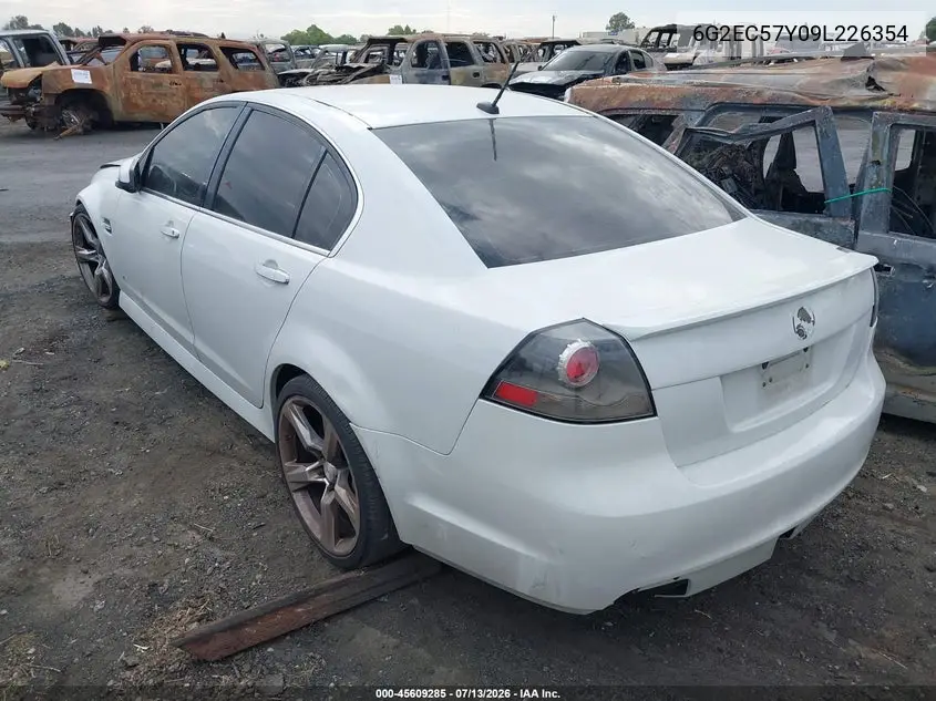 2009 Pontiac G8 Gt VIN: 6G2EC57Y09L226354 Lot: 45609285