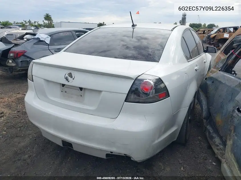 2009 Pontiac G8 Gt VIN: 6G2EC57Y09L226354 Lot: 45609285