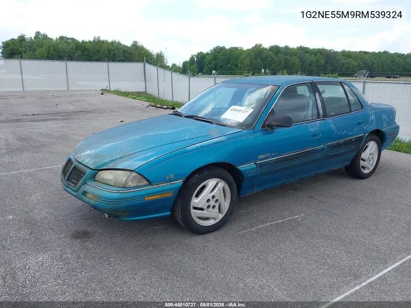 1994 Pontiac Grand Am Se VIN: 1G2NE55M9RM539324 Lot: 45010727