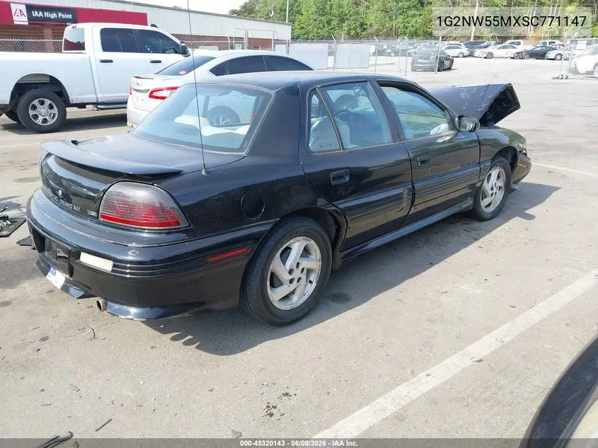 1995 Pontiac Grand Am Gt VIN: 1G2NW55MXSC771147 Lot: 45320143
