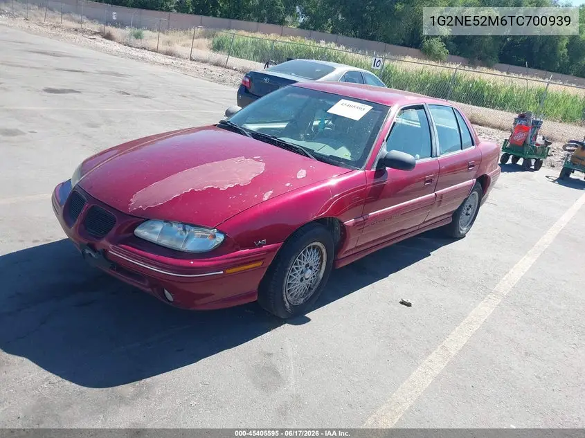 1996 Pontiac Grand Am Se VIN: 1G2NE52M6TC700939 Lot: 45405595