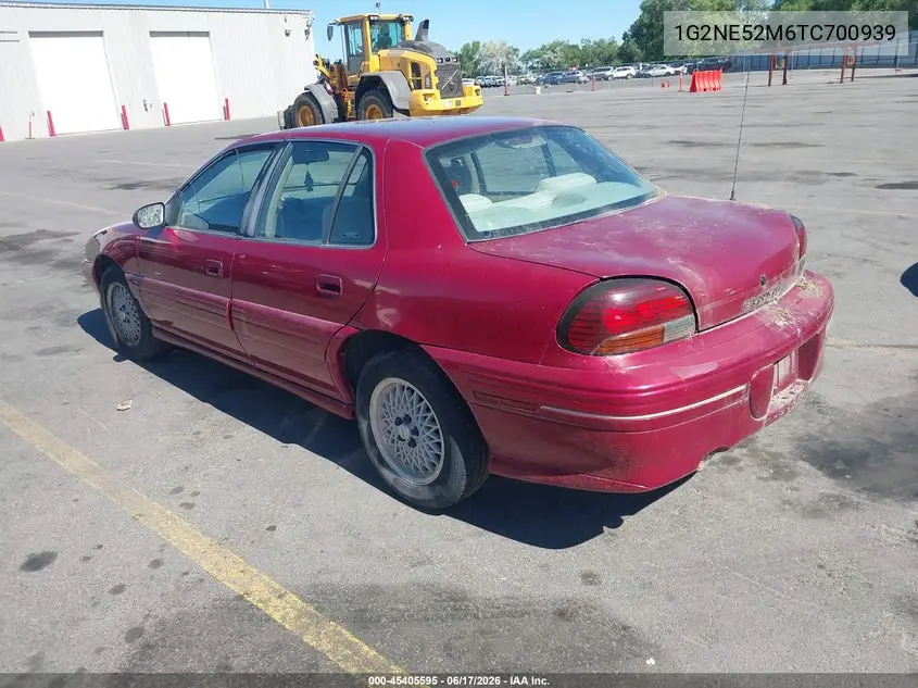 1996 Pontiac Grand Am Se VIN: 1G2NE52M6TC700939 Lot: 45405595