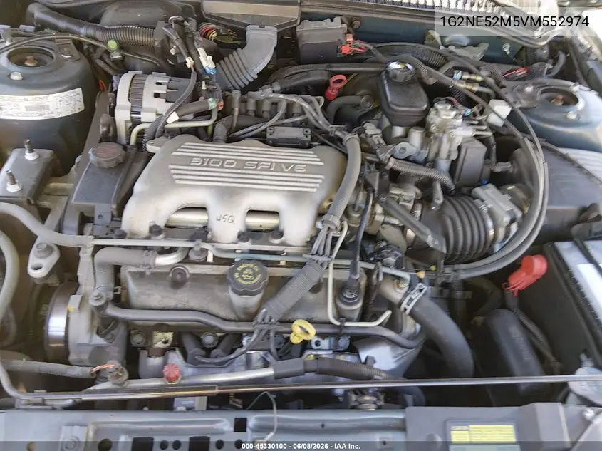 1997 Pontiac Grand Am Se VIN: 1G2NE52M5VM552974 Lot: 45330100
