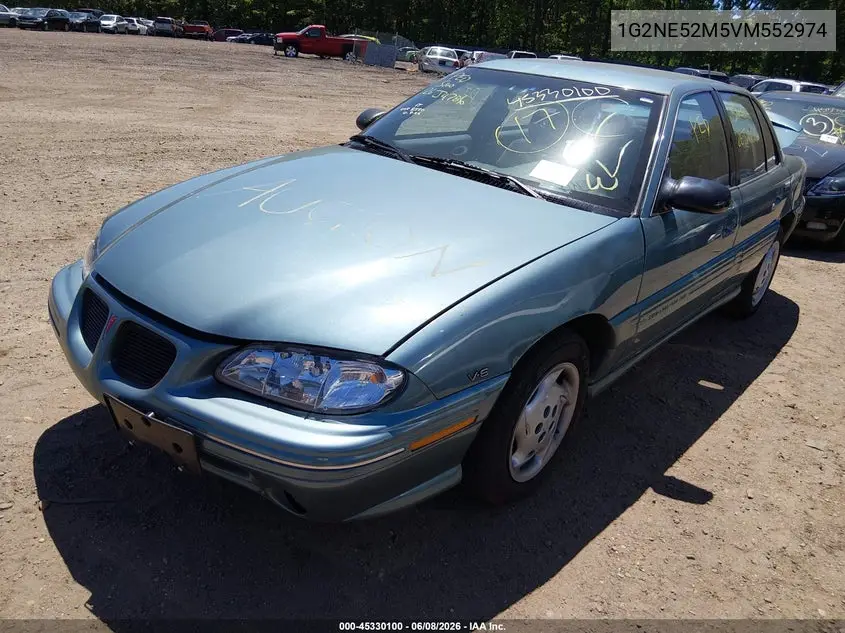 1997 Pontiac Grand Am Se VIN: 1G2NE52M5VM552974 Lot: 45330100
