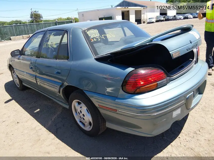 1997 Pontiac Grand Am Se VIN: 1G2NE52M5VM552974 Lot: 45330100