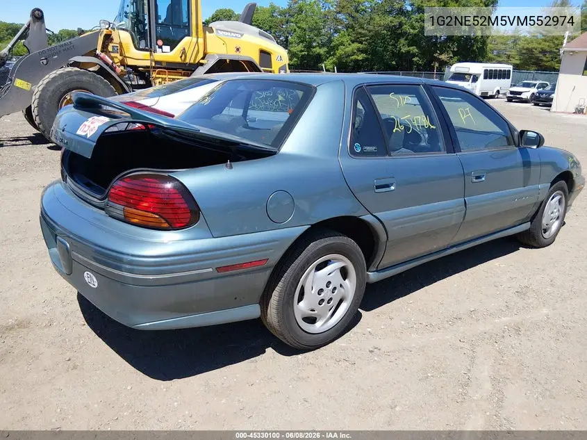 1997 Pontiac Grand Am Se VIN: 1G2NE52M5VM552974 Lot: 45330100