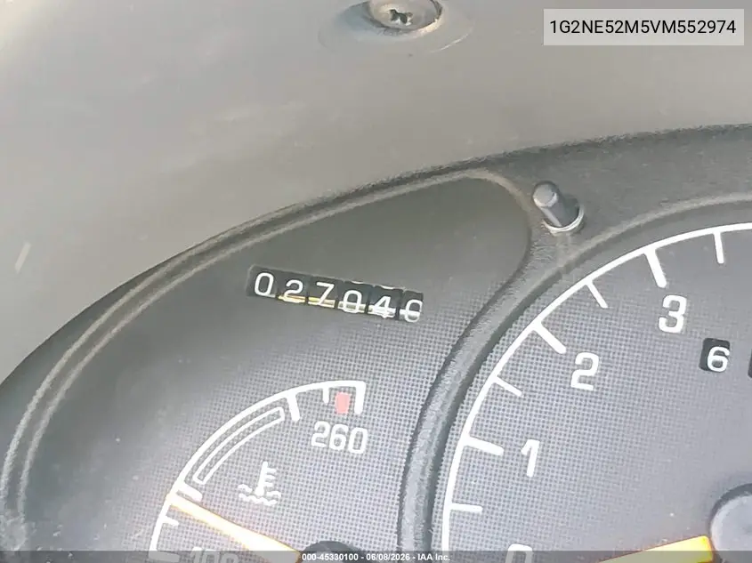 1997 Pontiac Grand Am Se VIN: 1G2NE52M5VM552974 Lot: 45330100