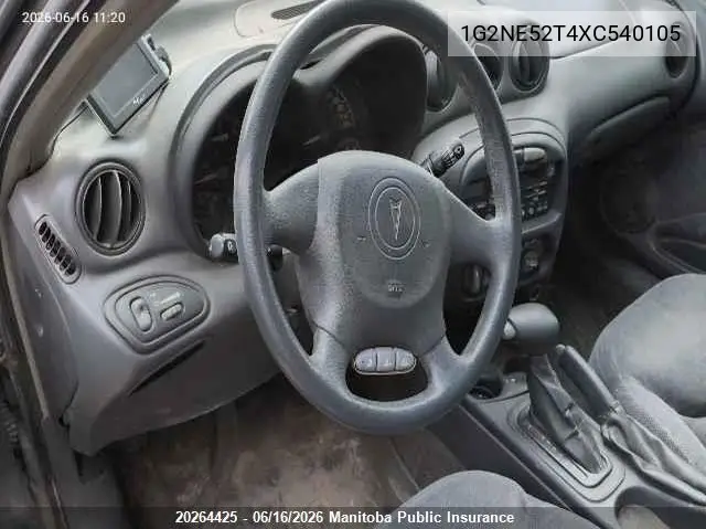 1999 Pontiac Grand Am Se VIN: 1G2NE52T4XC540105 Lot: 20264425