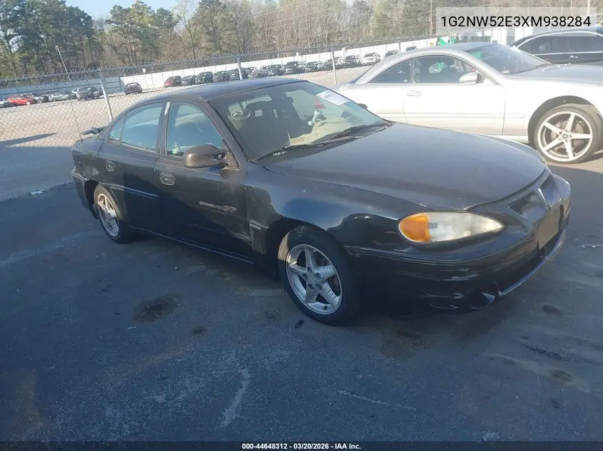 1999 Pontiac Grand Am Gt VIN: 1G2NW52E3XM938284 Lot: 44648312