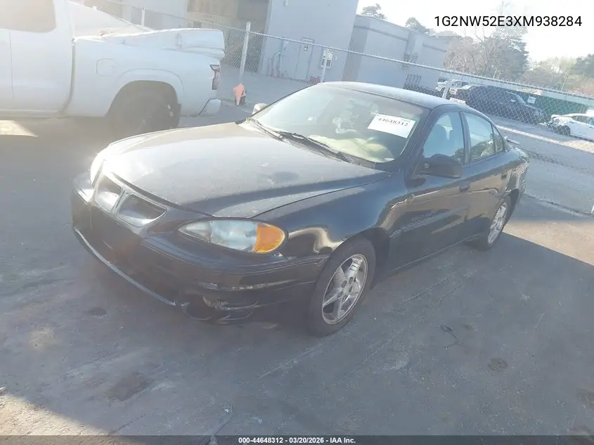 1999 Pontiac Grand Am Gt VIN: 1G2NW52E3XM938284 Lot: 44648312