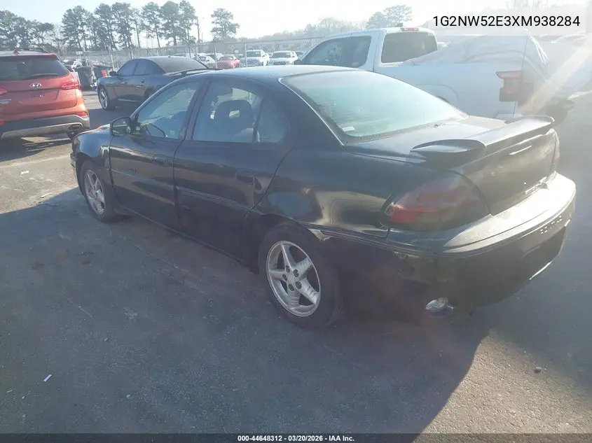 1999 Pontiac Grand Am Gt VIN: 1G2NW52E3XM938284 Lot: 44648312