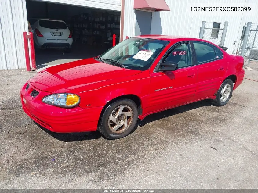 1999 Pontiac Grand Am Se1 VIN: 1G2NE52E9XC502399 Lot: 44792120