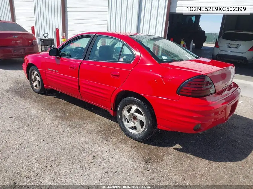 1999 Pontiac Grand Am Se1 VIN: 1G2NE52E9XC502399 Lot: 44792120