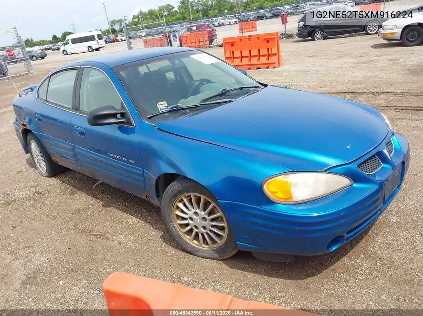 1999 Pontiac Grand Am Se1 VIN: 1G2NE52T5XM916224 Lot: 45342590