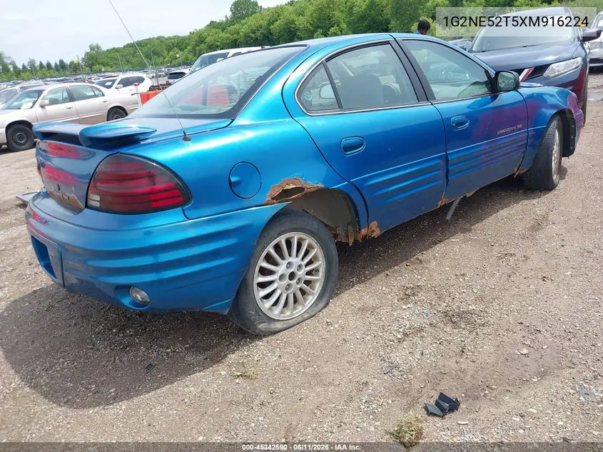1999 Pontiac Grand Am Se1 VIN: 1G2NE52T5XM916224 Lot: 45342590