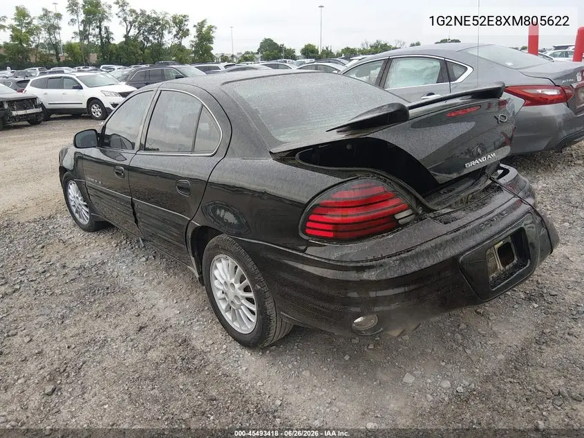 1999 Pontiac Grand Am Se2 VIN: 1G2NE52E8XM805622 Lot: 45493418