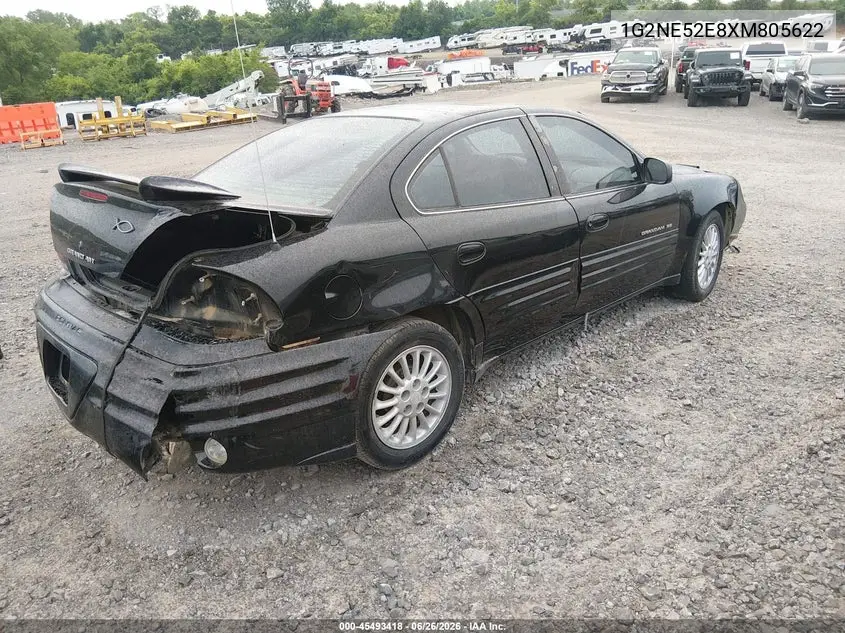 1999 Pontiac Grand Am Se2 VIN: 1G2NE52E8XM805622 Lot: 45493418