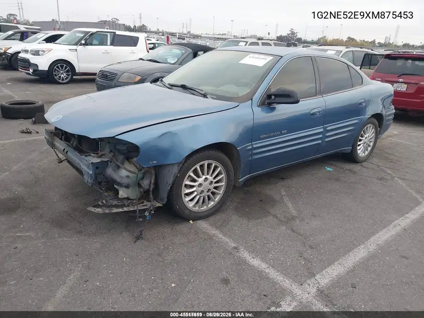 1999 Pontiac Grand Am Se2 VIN: 1G2NE52E9XM875453 Lot: 45517659