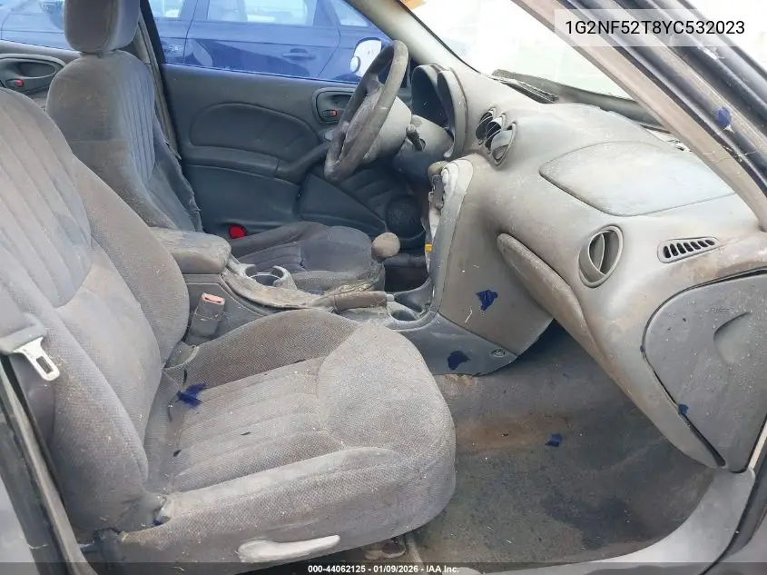 2000 Pontiac Grand Am Se1 VIN: 1G2NF52T8YC532023 Lot: 44062125