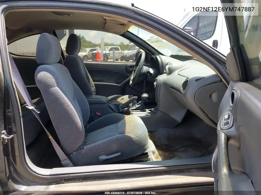 2000 Pontiac Grand Am Se1 VIN: 1G2NF12E6YM747887 Lot: 45568210