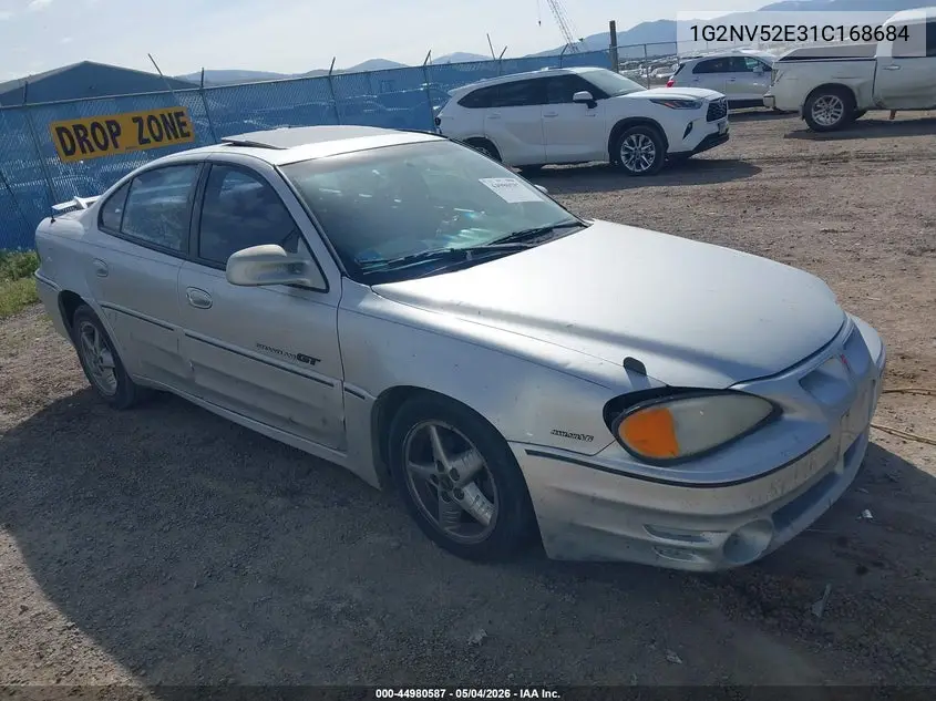 2001 Pontiac Grand Am Gt1 VIN: 1G2NV52E31C168684 Lot: 44980587
