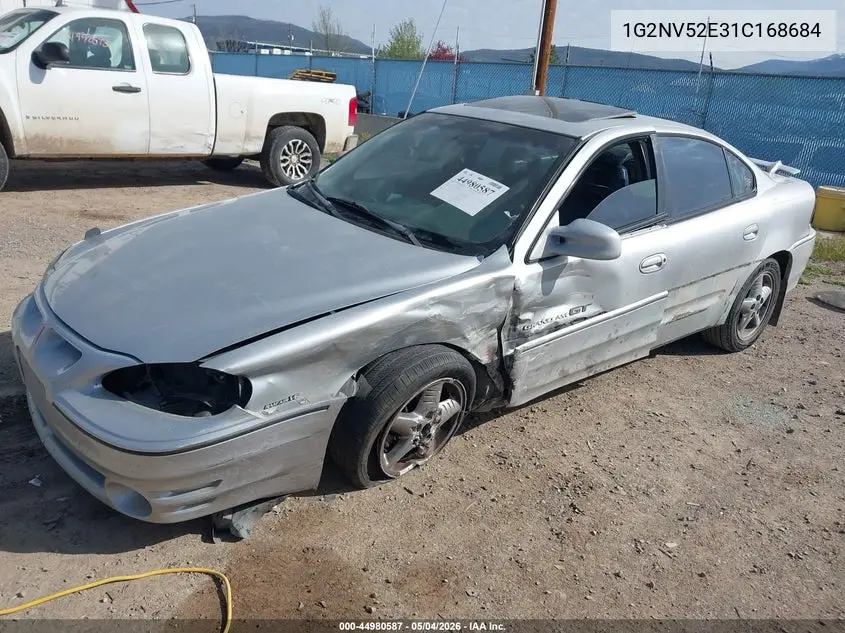 2001 Pontiac Grand Am Gt1 VIN: 1G2NV52E31C168684 Lot: 44980587