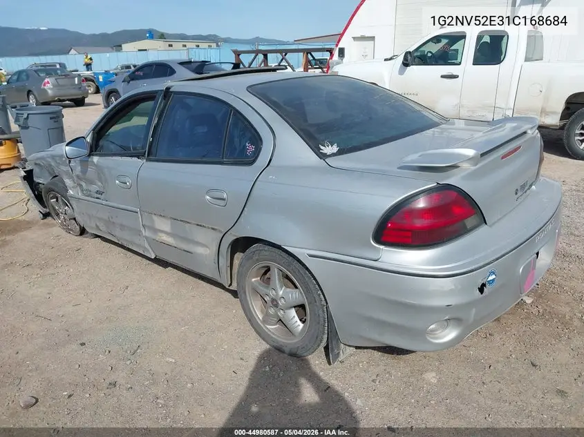 2001 Pontiac Grand Am Gt1 VIN: 1G2NV52E31C168684 Lot: 44980587