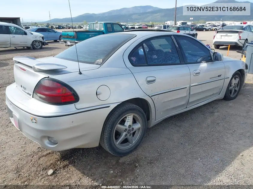 2001 Pontiac Grand Am Gt1 VIN: 1G2NV52E31C168684 Lot: 44980587