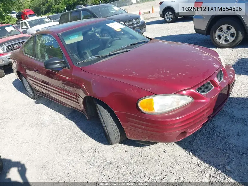 2001 Pontiac Grand Am Se1 VIN: 1G2NF12TX1M554596 Lot: 45270573