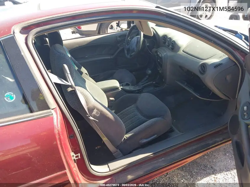 2001 Pontiac Grand Am Se1 VIN: 1G2NF12TX1M554596 Lot: 45270573