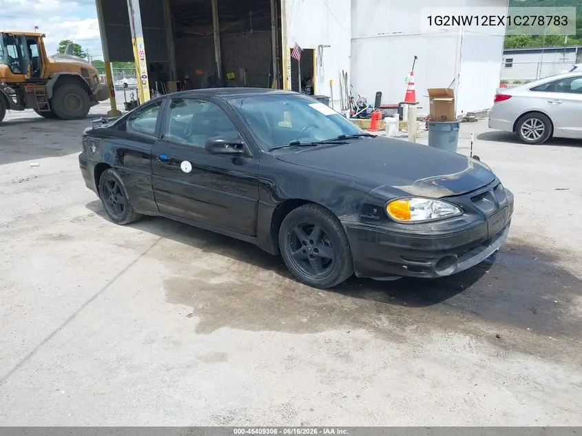 2001 Pontiac Grand Am Gt VIN: 1G2NW12EX1C278783 Lot: 45409306