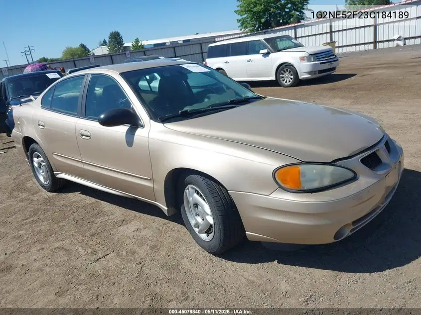 2003 Pontiac Grand Am Se VIN: 1G2NE52F23C184189 Lot: 45079840