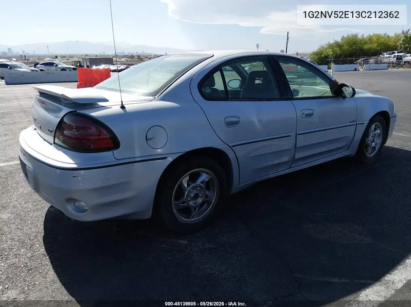 2003 Pontiac Grand Am Gt1 VIN: 1G2NV52E13C212362 Lot: 45139805