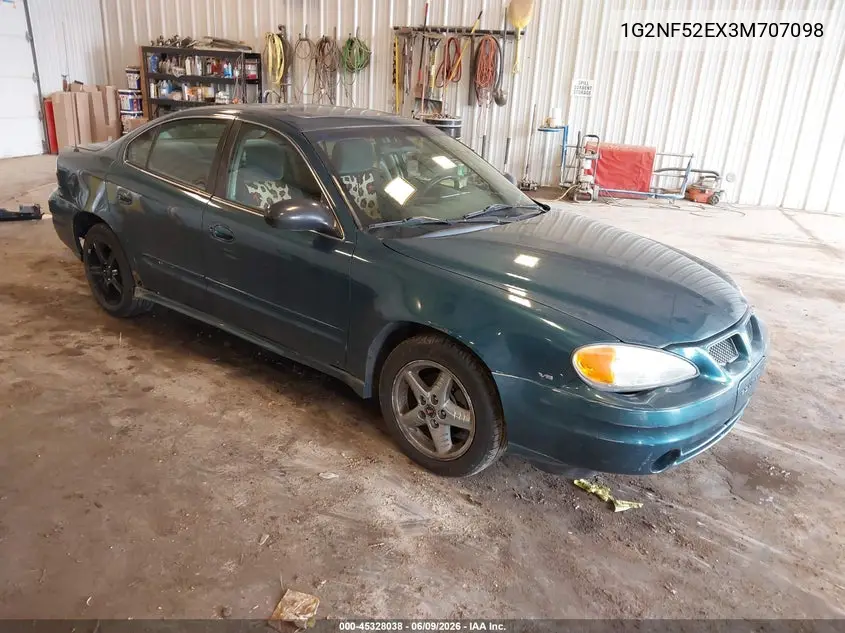 2003 Pontiac Grand Am Se1 VIN: 1G2NF52EX3M707098 Lot: 45328038