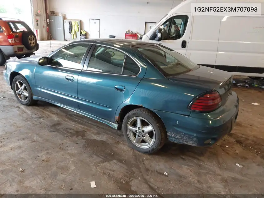 2003 Pontiac Grand Am Se1 VIN: 1G2NF52EX3M707098 Lot: 45328038
