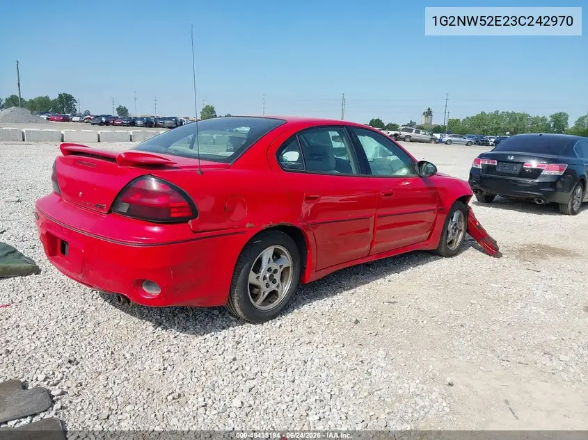 2003 Pontiac Grand Am Gt VIN: 1G2NW52E23C242970 Lot: 45435194
