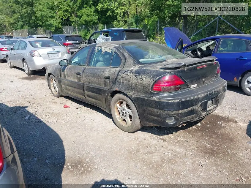 2003 Pontiac Grand Am Gt VIN: 1G2NW52EX3C220828 Lot: 45497194