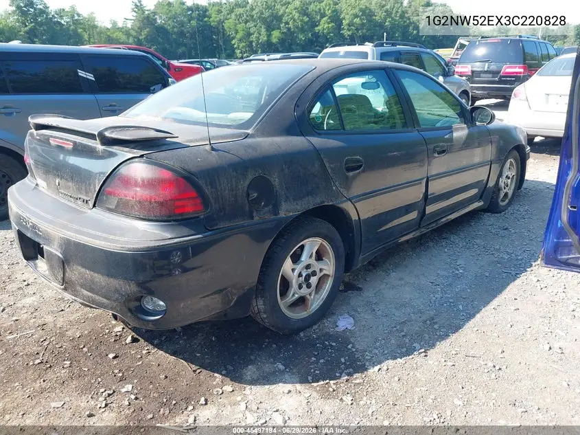 2003 Pontiac Grand Am Gt VIN: 1G2NW52EX3C220828 Lot: 45497194