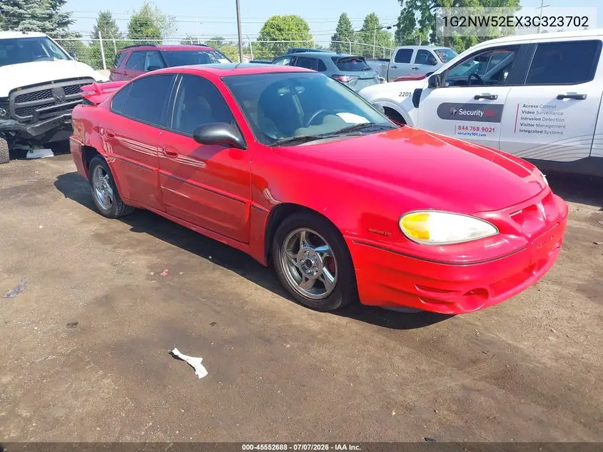 2003 Pontiac Grand Am Gt VIN: 1G2NW52EX3C323702 Lot: 45552688
