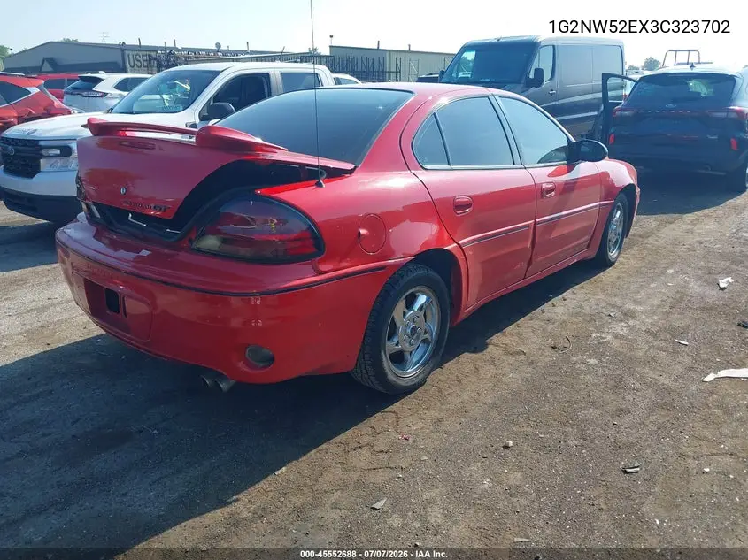 2003 Pontiac Grand Am Gt VIN: 1G2NW52EX3C323702 Lot: 45552688